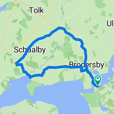 Route Brodersby