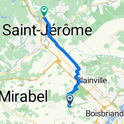 Ch Bourgeois, Mirabel à St-Jérôme à St-Faustin, Saint-Jérôme