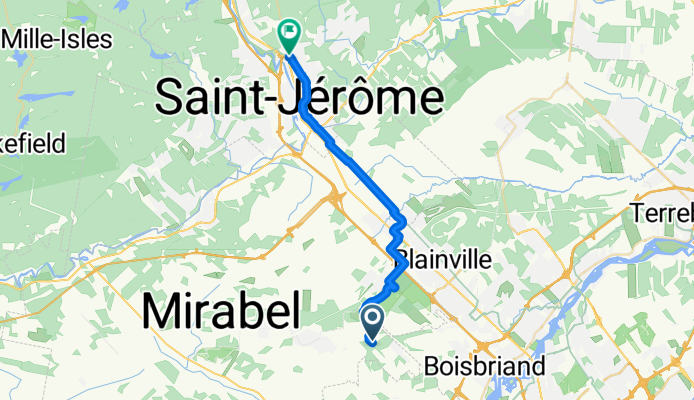Ch Bourgeois, Mirabel à St-Jérôme à St-Faustin, Saint-Jérôme