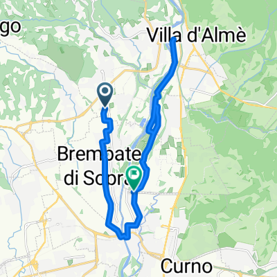 Via Papa Giovanni XXIII, Almenno San Bartolomeo a Via Raffaello Sanzio, Valbrembo