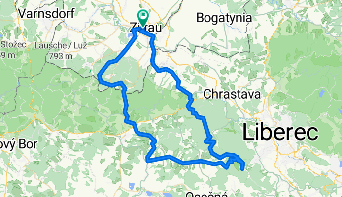 Zittau - Jeschken - Zittau