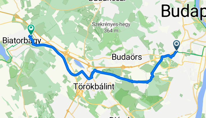 Budapest - Biatorbágy VÁ (érk.)