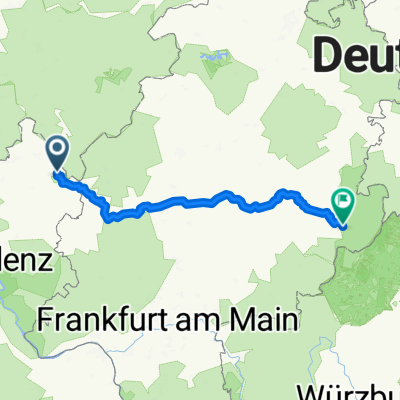 Mühlweg nach Am Stück