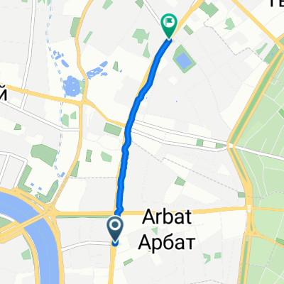 Смоленская площадь, Москва до Большая Садовая улица, Москва