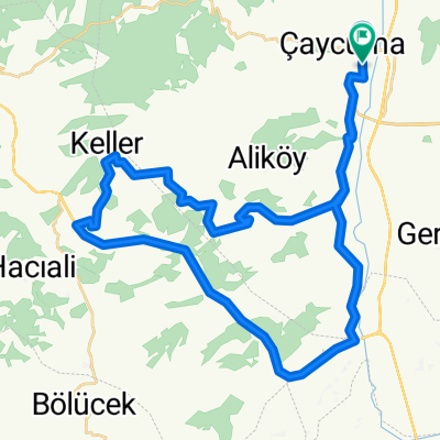 Güllük Caddesi to Güllük Caddesi