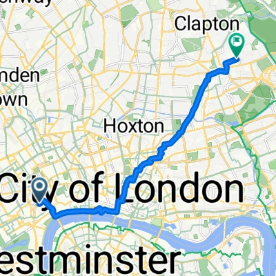 Odhams Walk, London to Chatsworth Road, London