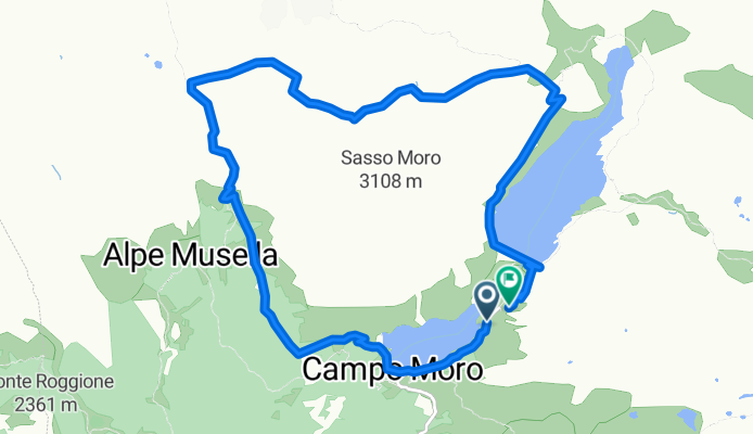 Route in Lanzada