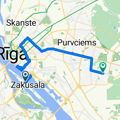 K. Ulmaņa gatve, Riga to Jasmuižas iela, Riga