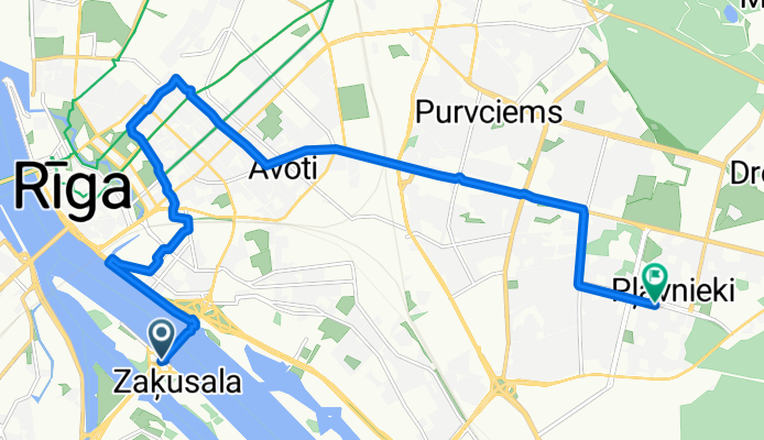 K. Ulmaņa gatve, Riga to Jasmuižas iela, Riga