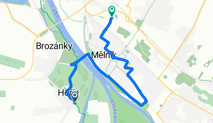 Hořín, Hořín do Klášterní, Mělník