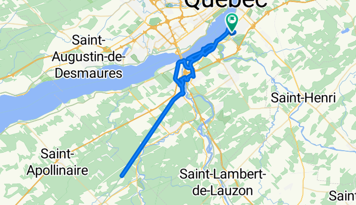 De Boulevard Guillaume-Couture à Boulevard Guillaume-Couture