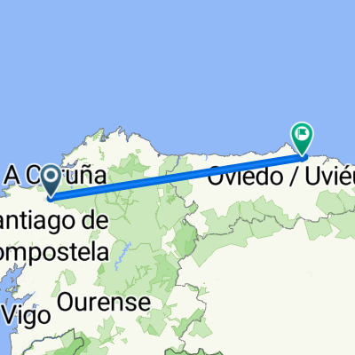 Cerceda-Meirama nach Calle de Mariano Pola