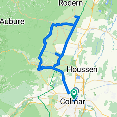 Route nach Colmar