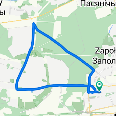 Лунная улица, Пинск до Лунная улица, Пинск