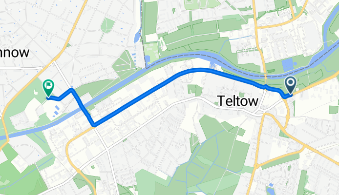 Lichterfelder Allee, Teltow nach Kleinmachnow