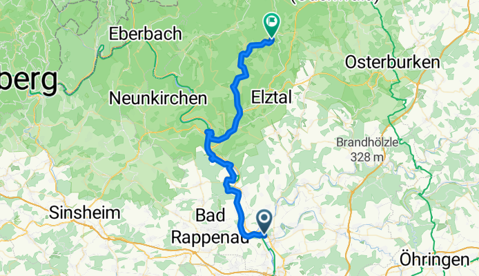 Von Bad Friedrichshall bis Limbach