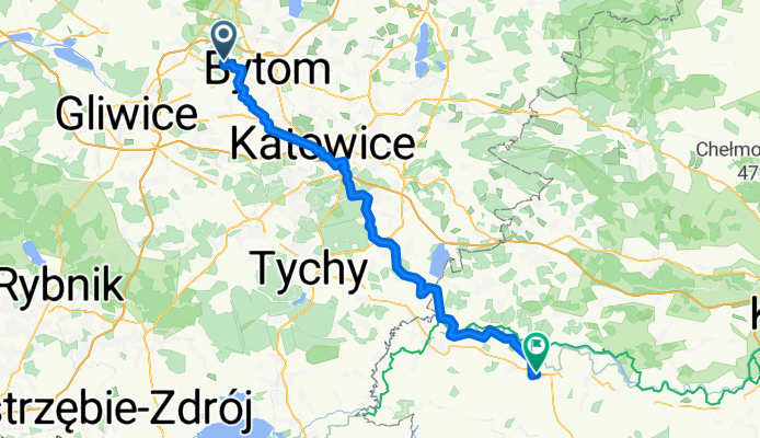 Miechowice, Bytom do Energylandia, Zator, al 3 maja