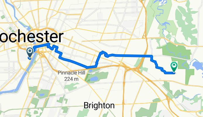 Cornhill Pl, Rochester to Commodore Pkwy, Rochester