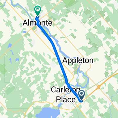 McNeely Ave, Carleton Place nach Finner Crt, Mississippi Mills