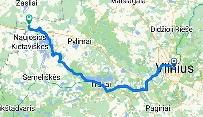 Vilnius - Elektrėnai-Semeliškės