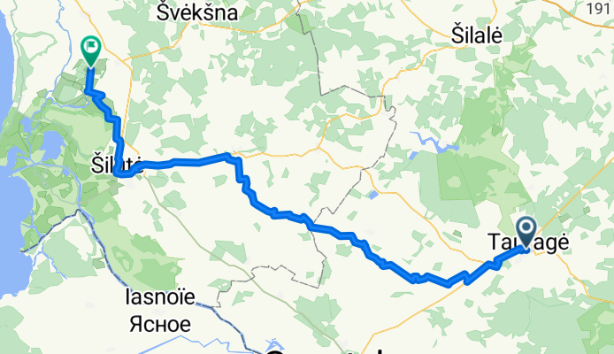 Tauragė - Šilutė