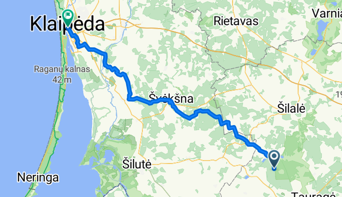 Tauragė - Klaipėda