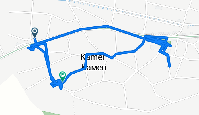 Route to улица Раковски