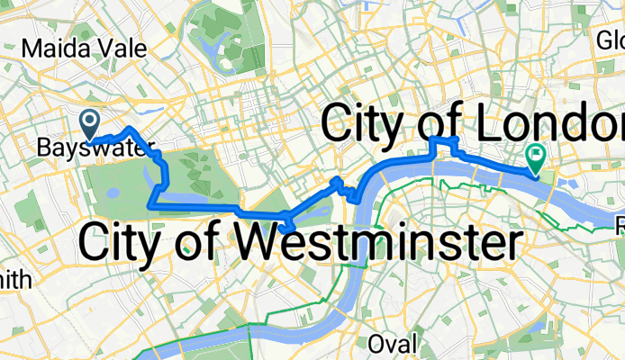 Bayswater to Tower of London via St Paul’s