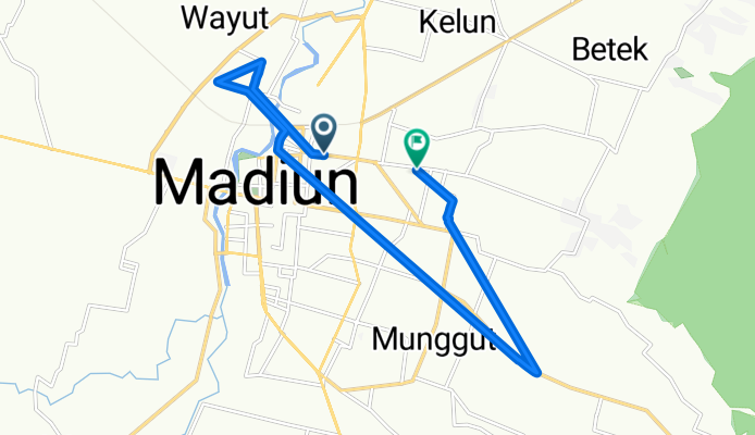 Jalan Diponegoro No.56 E to 9GGR+4GM