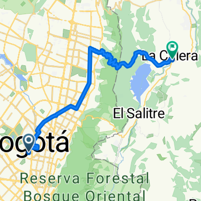 Carrera 35A, Bogotá a Calle 11A, La Calera