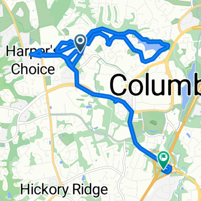 Harpers Farm Road to Broken Land Parkway