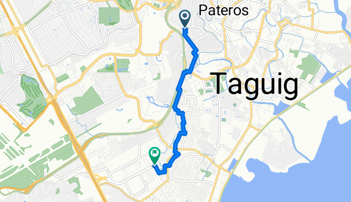Route to DBP Avenue