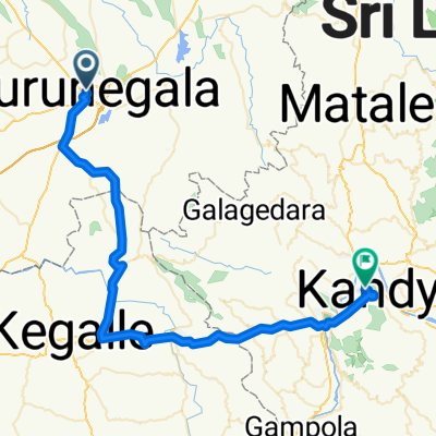 Kurunegala - Kandy