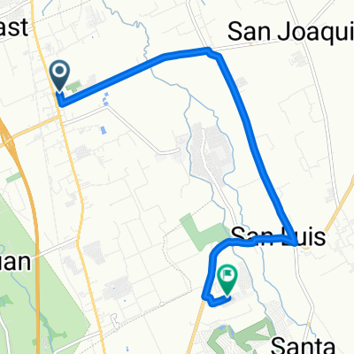 Route to Santan st blk lot