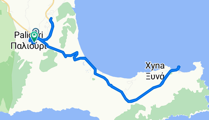 Eparchiaki Odos Paliouriou-Afitou - Eparchiaki Odos Paliouriou-Afitou