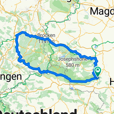 300 Km Harz Fahrrad-Tour
