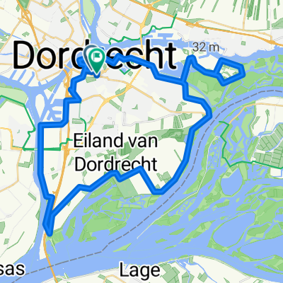 Route in Dordrecht