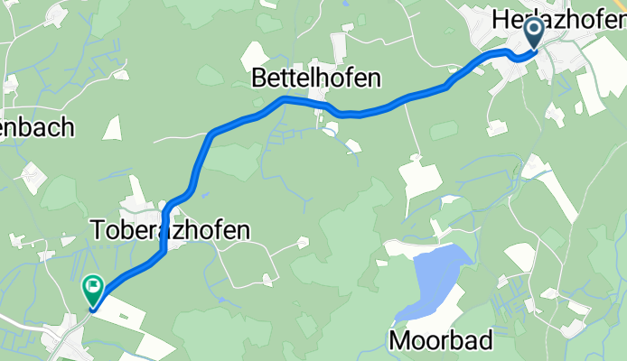 Route zu Engerazhofen