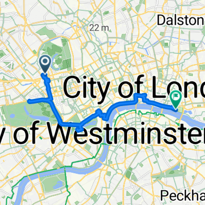 Melcombe Street, London to The Tower Of London, London