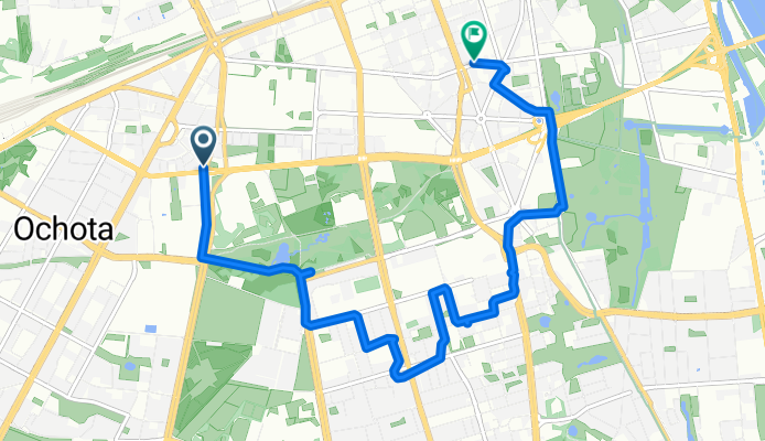 J Mianowskiego, Warsaw to Marszałkowska, Warsaw