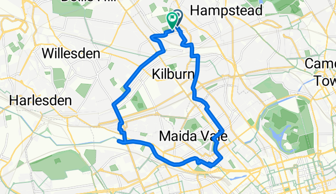 West Hampstead, Maida Vale Brondsbury circuit via Grand Union Canal towpath