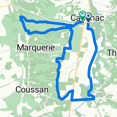 De Route du Pays des Coteaux à Route du Pays des Coteaux