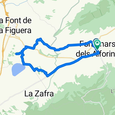 De Carrer Cinc d'Agost de a Carrer Ontinyent