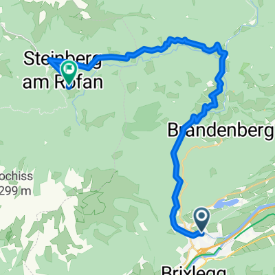 Zentrum, Kramsach nach Steinberg am Rofan, Steinberg am Rofan
