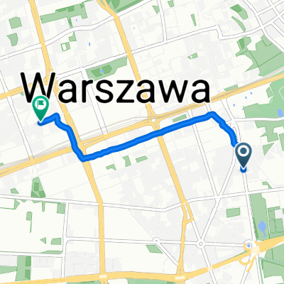 al Ujazdowskie, Warszawa do Żelazna, Warszawa