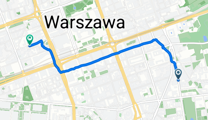 al Ujazdowskie, Warszawa do Żelazna, Warszawa