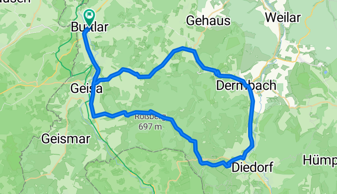 Pfr-Wiegel-Straße, Buttlar nach Pfr-Wiegel-Straße, Buttlar