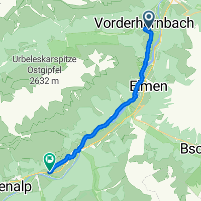 Vorderhornbach, Vorderhornbach nach 198, Häselgehr