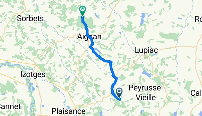 Impasse de Mèque to Aignan lake