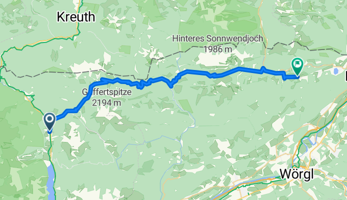 Untere Dorfstraße, Achenkirch nach Hinterthiersee, Thiersee